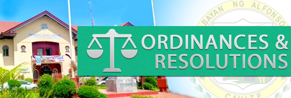 ordinances and resolutions
